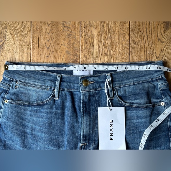 Frame Denim Le High Straight in Eros size 32 NWT - Picture 9 of 12